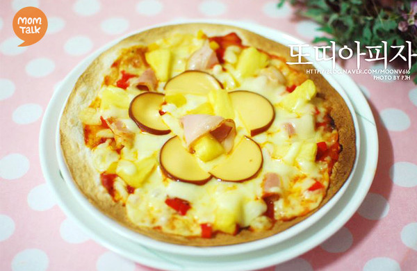 Korean-style Mexican pizza