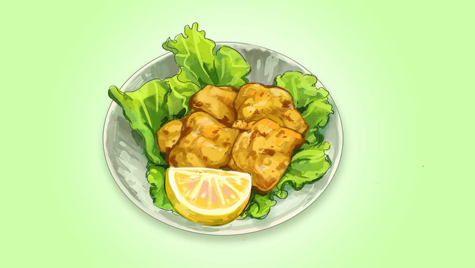 Indian grilled chicken nuggets