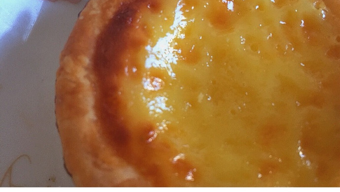 Egg tart Indian flying cake version