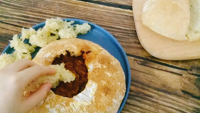 Indian mutton curry bun (vomiting blood and finishing!) ）