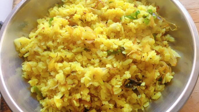 Indian breakfast poha