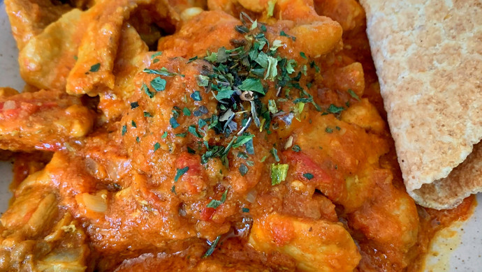 Keto version of Indian cream chicken