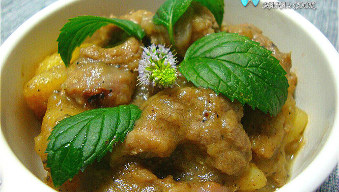 Fresh Indian style: spegan mint mutton