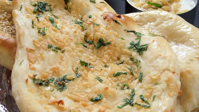 Indian-Pakistani cuisine [Oven version of Indian naan] (Naan)
